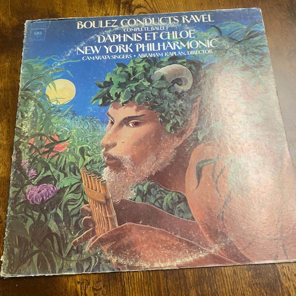 Vintage Boulez Conducts Ravel Complete Ballet Columbia 33523 33rpm Vinyl Record